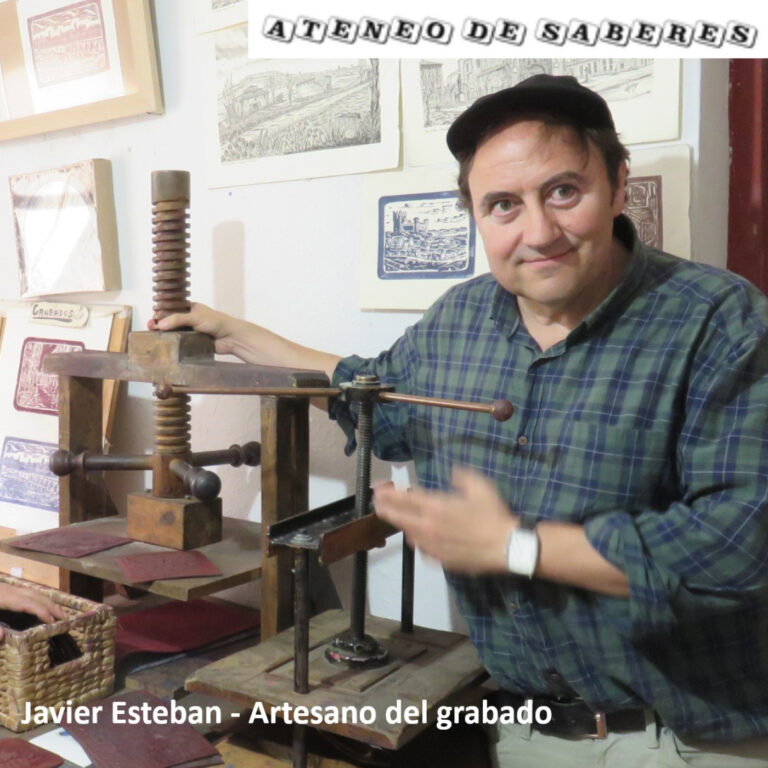 Javier Esteban – Artesano del grabado (Medina de Rioseco)